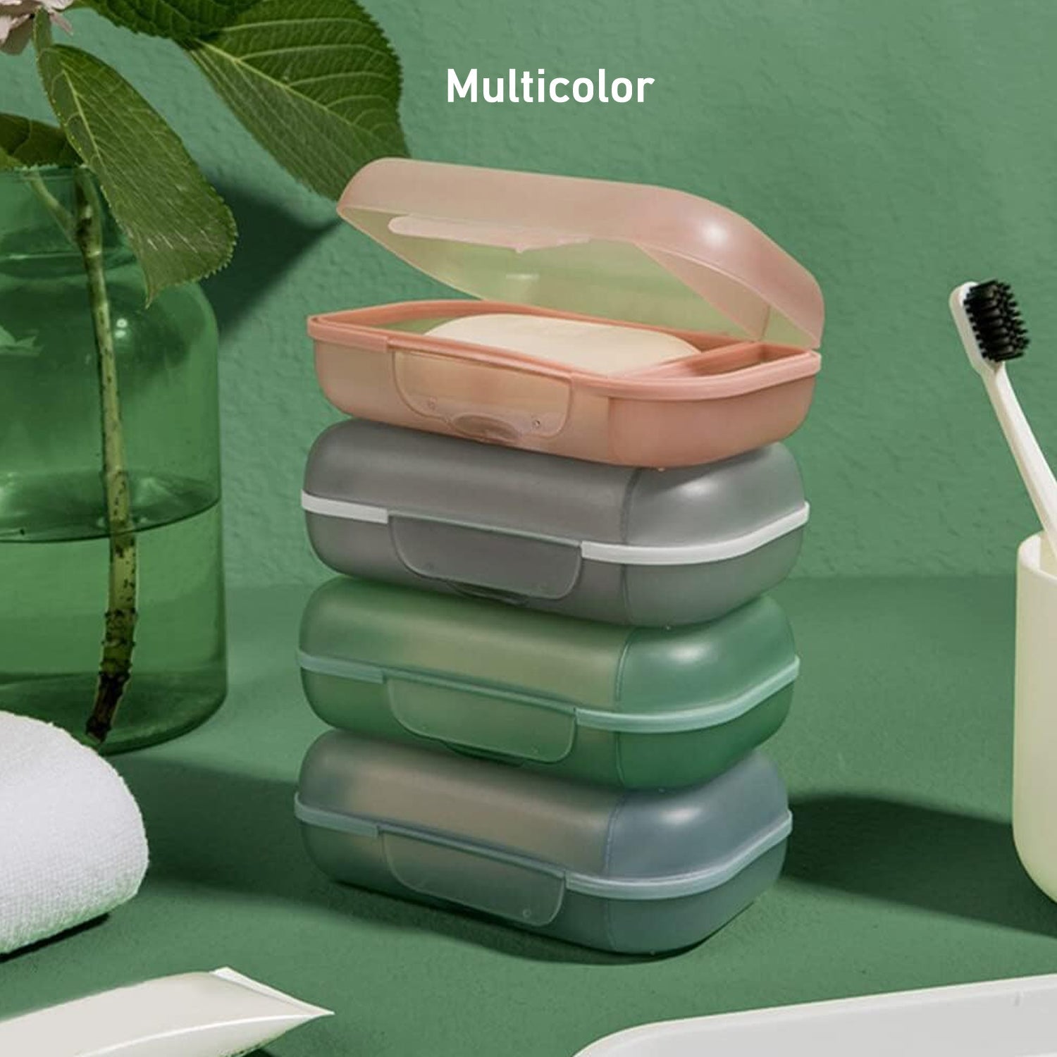 Travel Soap Container, Soap Travel Case with Lid ,Sabudani (1 Pc) Travel Soap Container, Soap Travel Case with Lid ,Sabudani (1 Pc)